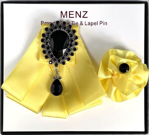 BOWTIE LAPEL COMBO BLC-YELLOW